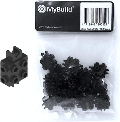 MyBuild Bricks Creative Building Bricks F504 - Build Mech Section, Toy Building Block Spare Parts Socket and Clip 18 Pieces...