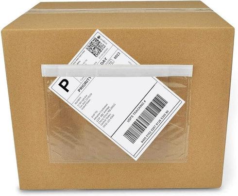 6" x 9" Adhesive Packing List Envelopes Clear Plastic Mailing Shipping Envelope Pouch (50 Bags)...
