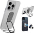 Cell Phone Ring Holder Finger Kickstand 360° Foldable Swivel Phone Stand Metal Back Ring Grip Foldable Ring Stand for Magnetic Car Mount iPhone an...