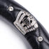 Bling Crown Leather Steering Wheel Cover Women Crystal Rhinestones Diamond Steering Covers 15inch Non Slip Car Protector Accessory Universal Fit M...