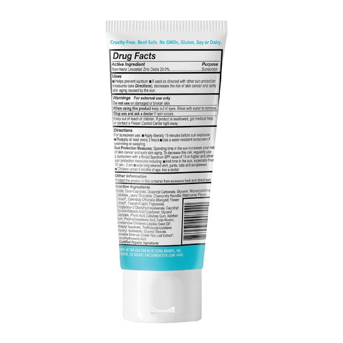 Fresh Monster Daily Kids Sunscreen, SPF 30 UVA/UVB, Clear Non-Nano Zinc Oxide Mineral Sunscreen, Face & Body Sunscreen, Reef Safe, Hypoallergenic ...