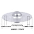 4PCS Caster Wheels,Mini Swivel Wheels,Stainless Steel Universal Wheel,360 Degree Rotation for Furniture...