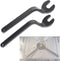 RA1152 Offset Router Wrenches Compatible With Bosch 1619EVS, 1613, 1613EVS, 1613AEVS, 1617EVS Plunge Routers - for Router Bit-Changing, Including ...