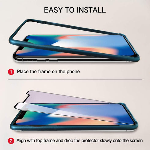 PERFECTSIGHT HD Clear Screen Protector compatible with iPhone 11 Pro Max 2019, iPhone Xs Max 2018 6.5 inch (2 Pack), 30% Anti Blue Light Filter Fi...