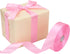 1 inch Pink Satin Ribbon 50 Yards Solid Fabric Ribbons Roll for Wedding Invitations, Bridal Bouquets, Sewing, Party Decorations, Gift Wrapping and...