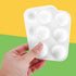 10 Pcs Plastic Paint Tray Palettes, Paint Tray Palettes for Painting Tray, Rectangular White Paint Palette Tray,Watercolor Oil Paints Acrylic Pale...