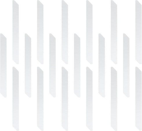 Duck Brand Adhesive Tub Tread Strips, 0.75 x 8.5-Inch Each, 18 Pack, White (663138)...