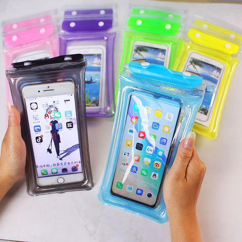 universal cell phone floating waterproof bumper dry bag random colours...