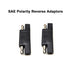 4PCs 10 AWG SAE Connector to Bare Wire Pigtail Pure Copper Cable with Dust Caps and 2PCs RP Adapters for Quick Connect Motorcyclist Solar Panel Ba...
