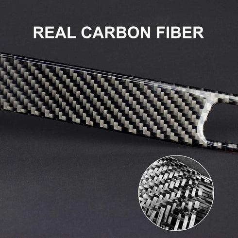 AIRSPEED Carbon Fiber Car Copilot Water Cup Holder Panel Cover Interior Trim Decoration for BMW 3 Series E90 E92 E93(2005-2012)...
