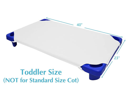 American Baby Company Preschool Bundle Set, a 23" x 40" Daycare/Preschool Cot Sheet and a 36" x 48" Toddler Blanket, White, for Boys and Girls...