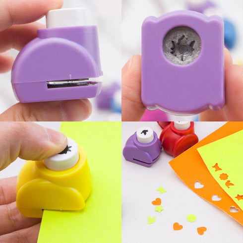 LGEGE 10 Pcs Paper Punch Handmade Hole Puncher Paper Craft Card Scrapbooking many Shapes Great Childeren's Gifts...