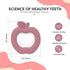 Teething Toys for Babies Age 3 to 12 Months (Set of 3) - Fruit Shaped, BPA Free Soft and Textured Silicone Teether, Relief Sore Gums...