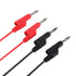 Sumnacon Multimeter Test Lead Set - Stackable Banana Plug to Test Hook, Banana Plug to Alligator Clips Test Cable Kit, Flexible Silicone Electrica...