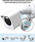 All-New Wyze Cam V4 Camera Surveillance Mount, compatible with Wyze Cam V4 ONLY Weatherproof Protective Housing and 360 Degree Adjustable Mount (W...