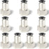 TAILONZ PNEUMATIC Female Straight 5/16 Inch Tube OD x 1/4 Inch NPT Thread Push to Connect Fittings PCF-5/16-N2(Pack of 10)...
