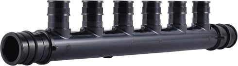 SharkBite 6 Port PEX Expansion Poly Tee, 3/4 Inch Open Trunk with 1/2 Inch Outlet, Multi Line Water Manifold Plumbing Fittings for PEX-A Tubing, U...