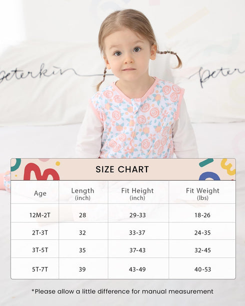 HOMEAL Sleep Sack with Legs,Summer Toddler Sleep Sacks 2t-3t,Toddler Wearable Blanket Baby, Toddler Sleep Sack Baby for Early Walkers,12months-7T...