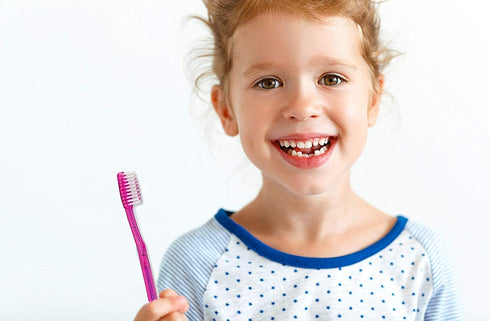 Kids Prepasted Toothbrushes Individually Wrapped - Bubblegum Disposable Toothbrushes with Sparkles (36 Pack)...