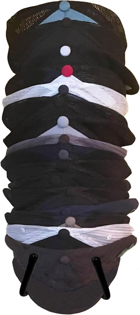 Pmsanzay Cap Organizer Hanger, Hat Holder, Hat Rack, Hat Organizer for Wall Installation - great way to save space and keep all your hats in one p...