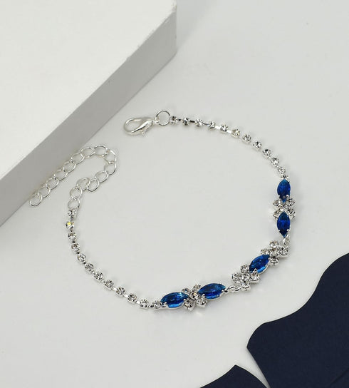UDYLGOON CZ Crystal Earrings Necklace Bracelet Jewelry Set for Women Costume Party Bride Bridesmaid Wedding Prom Jewelry...