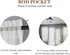 Dreaming Casa Solid Sheer Curtains White Rod Pocket Voile Draperies 84 Inches Long for Living Room 52" W x 84" L 2 Panels...
