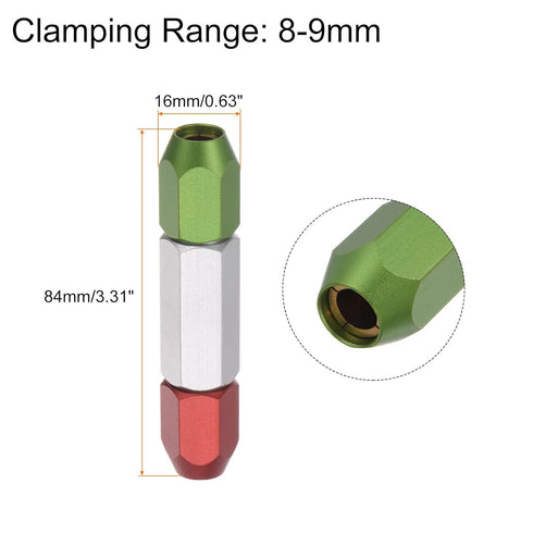 Aluminum Alloy Pin Gage Handle 8-9mm Clamping Range Go No Double End Gauge Handle Industrial Tools for Plug Gage...