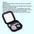 Contact Lens Case, Cute Stars Moon Contact Holder Cases Kit with Lenses Remover Tool Tweezers Mirror Solution Bottle Portable Contacts Container S...