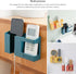 D3 Wall Mount Phone Holder, Punch-Free Wall-Mounted Mobile Phones Charging to Stand, Sticky Remote Control Storage Box Bedside Lazy Mobile Phone R...
