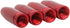 TOMALL Valve Stem Caps Red Bullet Compatible with Pickup SUV Tires...