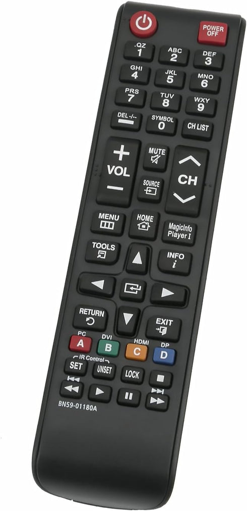 New BN59-01180A Replace Remote fit for Samsung LFD TV TM1240A DH40D DH48D DH55D DM32D DM40D DM48D EM65E EM75E DC32E DC40E DC48E DC55E DC32E-M DC40...