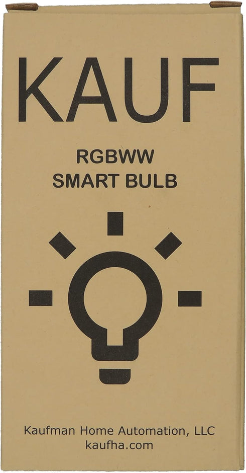 KAUF A21 RGBWW Smart Bulb with ESPHome, Compatible with Tasmota, Made for Home Assistant......