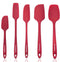 KITCHENLOVE Premium 600°F Heat Resistant 5 Piece Silicone Spatula Set for Baking, Cooking, Mixing - Non-Stick with High Grade S-Iron Steel Core - ...