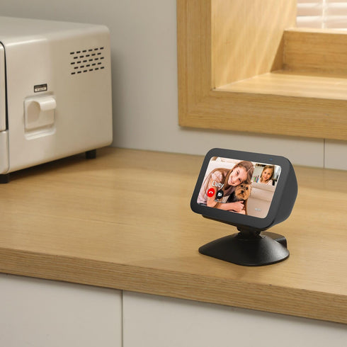 Adjustable Stand for Echo Show 5 (3rd Gen)? Tilt + Swivel Stand Multi Angle Rotation Magnetic Anti-Slip Base for Show 5,Rotatable All Around Compa...