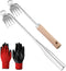 Weed Pulling Tools,2pcs Weeding Artifact Uprooting Weeding Tool,Weeding Tool for Backyard Weed Puller Tool with Garden Gloves,Garden Weed Pulling ...