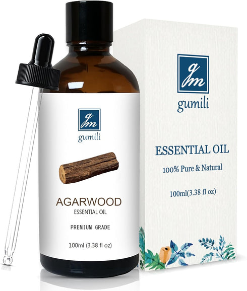 Agarwood Essential Oil, Pure Argawood Oil for Aromatherapy, Meditation - 3.38 Oz/ 100ml...