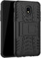 Yiakeng Galaxy J7 Refine Case - Shockproof Protective with Kickstand for Samsung J737V, J737T (Black)...