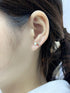 18g Titanium Rainbow Earrings for Women 14k Gold Plated Stainless Steel Hypoallergenic Tiny Cloud Stud Cartilage Tragus Screw Back Post Piercing S...