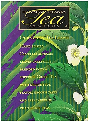 Hawaiian Islands Tea Company Guava Ginseng Green Tea, All Natural - 20 Teabags (1 Box)...