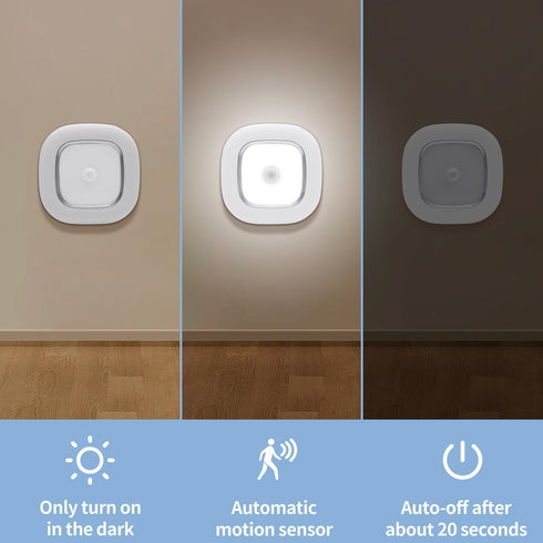 Motion Sensor Ceiling Light Battery Operated: Wireless Motion Sensor Light Indoor 300LM Motion Activated LED Lights for Closet Hallway Stair Garag...