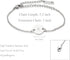Stainless Steel Initial Bracelet Delicate Coin Letter Bracelet Dainty Small Disc Name Bracelet Personalized Monogram Charm Bracelet for Women...