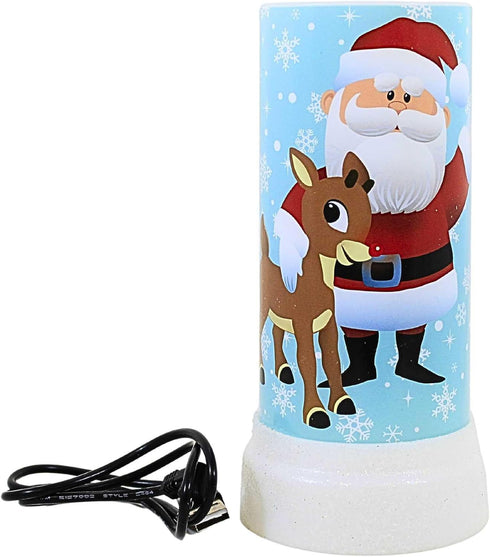 Roman Led Rudolph Santa Candle with Cord...