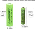 1.2v AA Nimh 600mAh Rechargeable Battery for Outdoor Solar Lights Garden Lamp (12 Pack)...