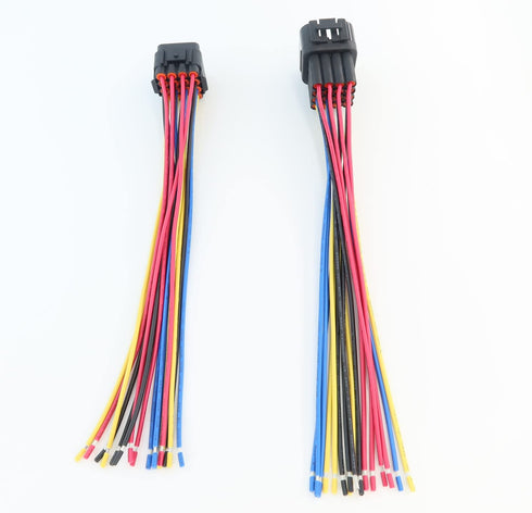 16 Pin Way Waterproof Electrical Connector Plug Male and Female Replacement Pigtail Cable 6" for Car Automotive...