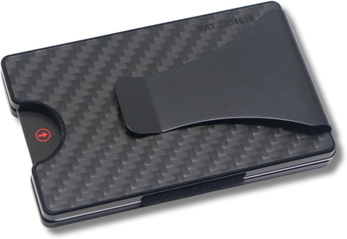 Storus Smart Wallet RFID Blocking Card Holder Money Clip Minimalist Slim Pocket Wallet for Men, Gift, Travel - Carbon Fiber...