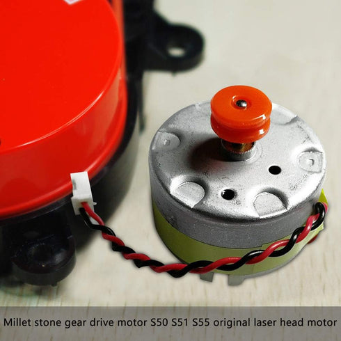 Lidar Motor for Roborock S50 S51 S55, Mini Power Lead Plug Robot Distance Sensor Robot Metal LDS Replacement Parts with Cable, Vacuum Cleaner Acce...