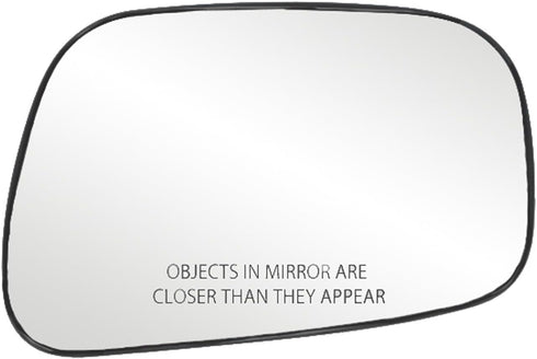 Fit System 80175 Passenger Side Non-Heated Mirror Glass w/Backing Plate, Toyota Camry Sedan 2-, 4 3/8" x 6 3/4" x 6 1/2" US Built...