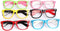 Fodattm Set of 6 Kids Children Candy Colour Fashion Cute Glasses Frame Without Lenses Nerdy Retro Glasses Party Supplies (Colour Random)...