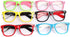 Fodattm Set of 6 Kids Children Candy Colour Fashion Cute Glasses Frame Without Lenses Nerdy Retro Glasses Party Supplies (Colour Random)...
