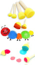 Art & Craft Painting Drawing Tools Mini Flower Sponge Brush Set Fun Kits Early DIY Learning...